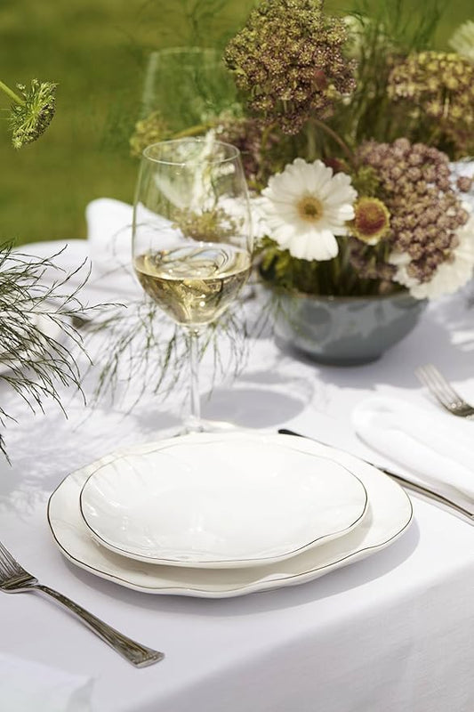 Lenox Blue Bat Salad Plate  White