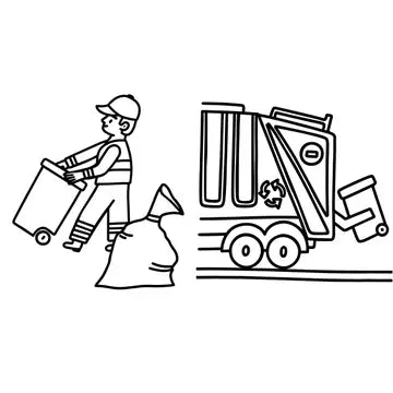 My First Big Book of Trucks - Coloring Book