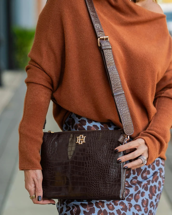 Ariana Crossbody Chocolate