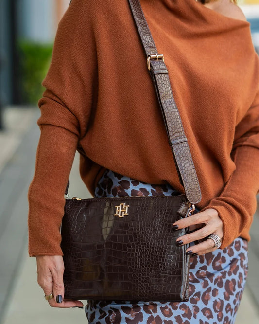 Ariana Crossbody Chocolate