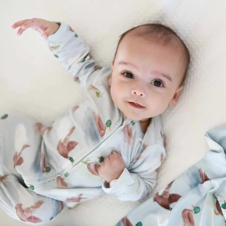 Little Duckling Zipper Footie