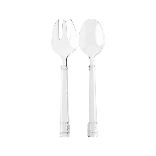 Isabella Acrylic Salad Servers  2 pc set