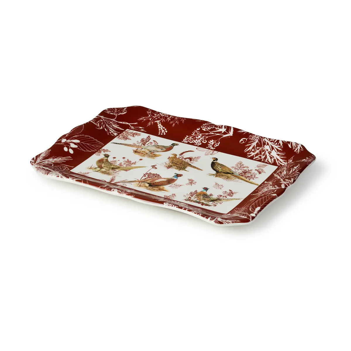 Pheasant Grove Rectagular Platter 14" X 10"