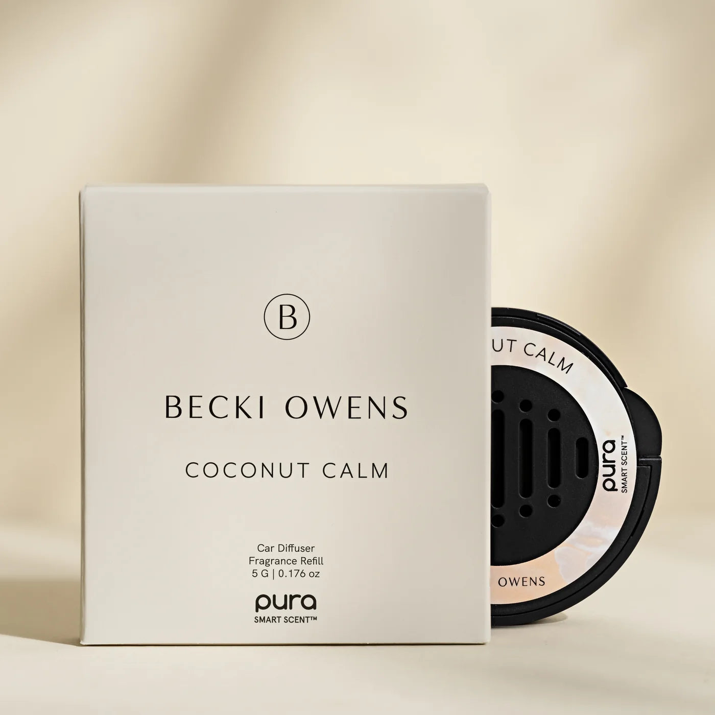Pura Becki Owens Coconut Calm Car Fragrance Refill