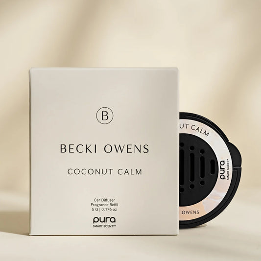 Pura Becki Owens Coconut Calm Car Fragrance Refill