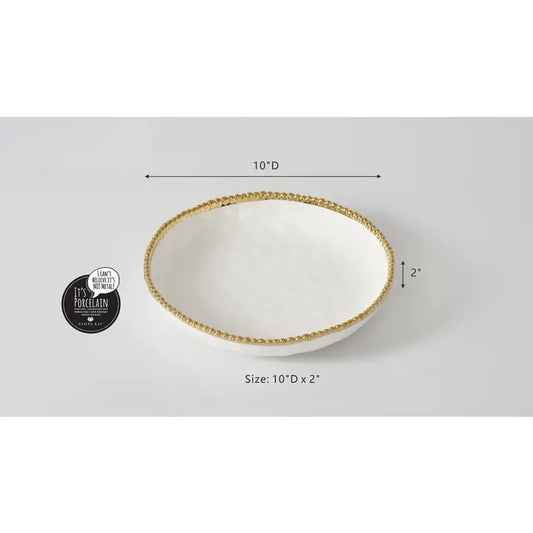 Shallow Round Pasta Bowl