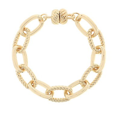 Magnetic Gold Oval Link Bracelet