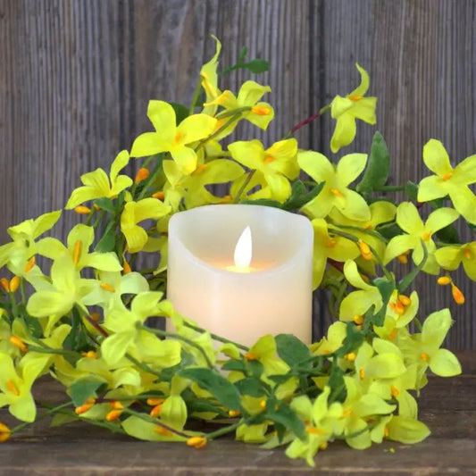 Blooming Forsythia 4.5in C-Ring