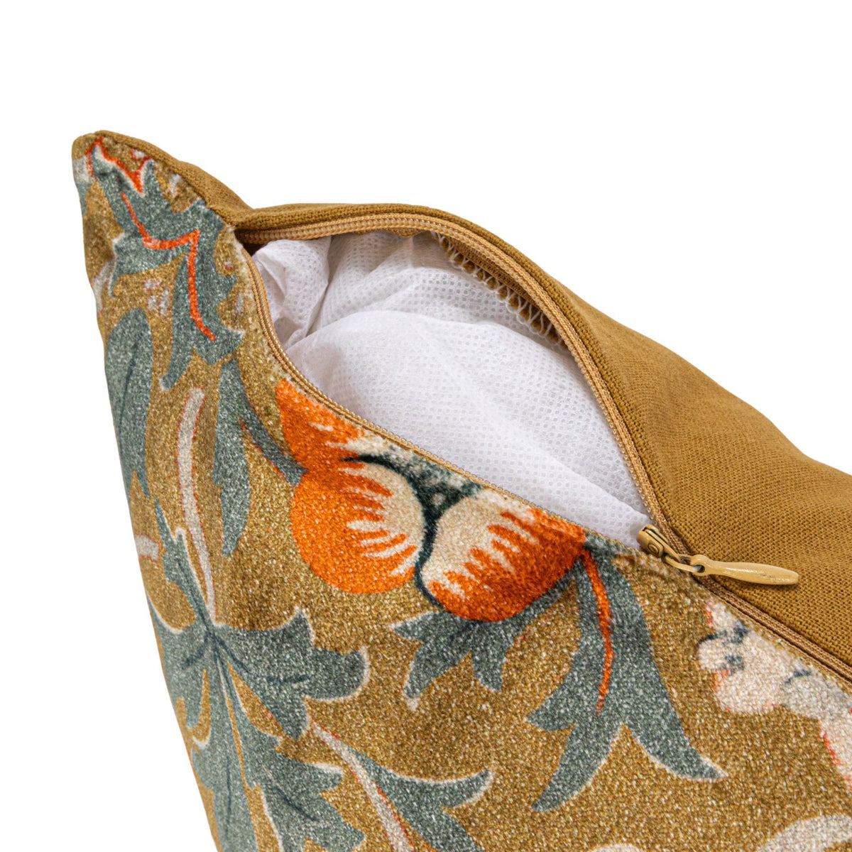 24"L x 16"H Cotton Velvet Printed Lumbar Pillow