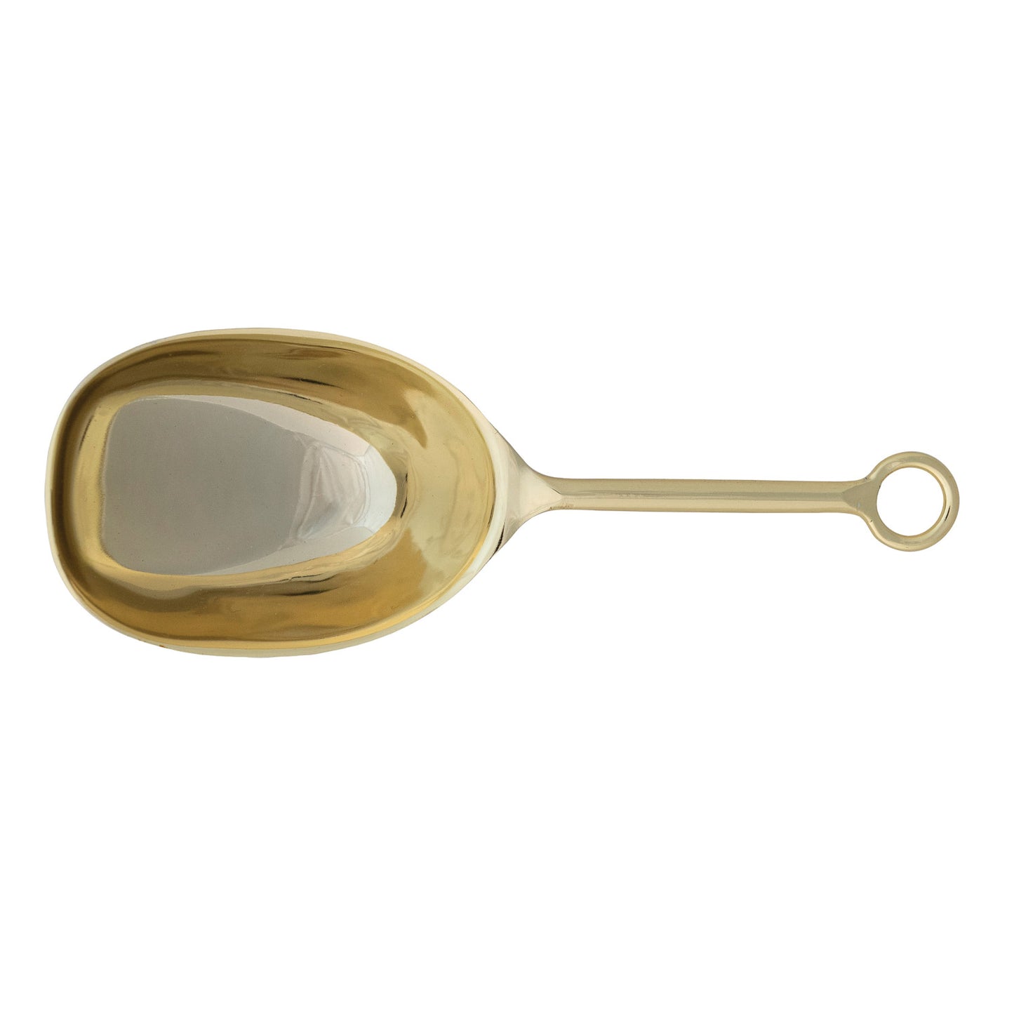 7"L Stainless Steel Scoop, Gold Finish