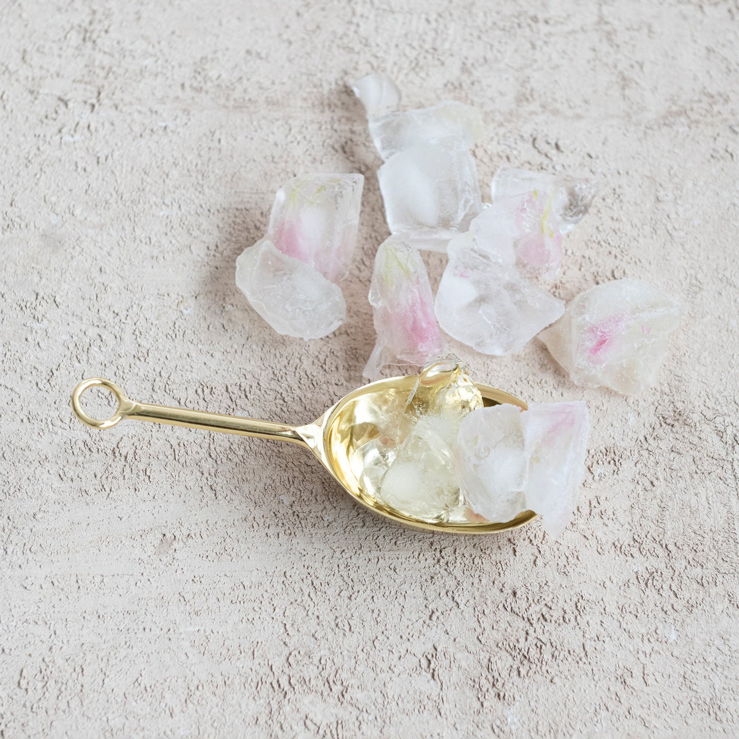 7"L Stainless Steel Scoop, Gold Finish