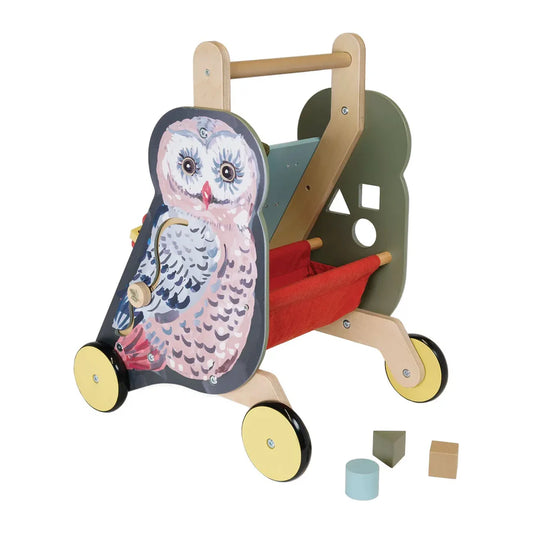 The Manhattan Toy Company Owl Push Cart