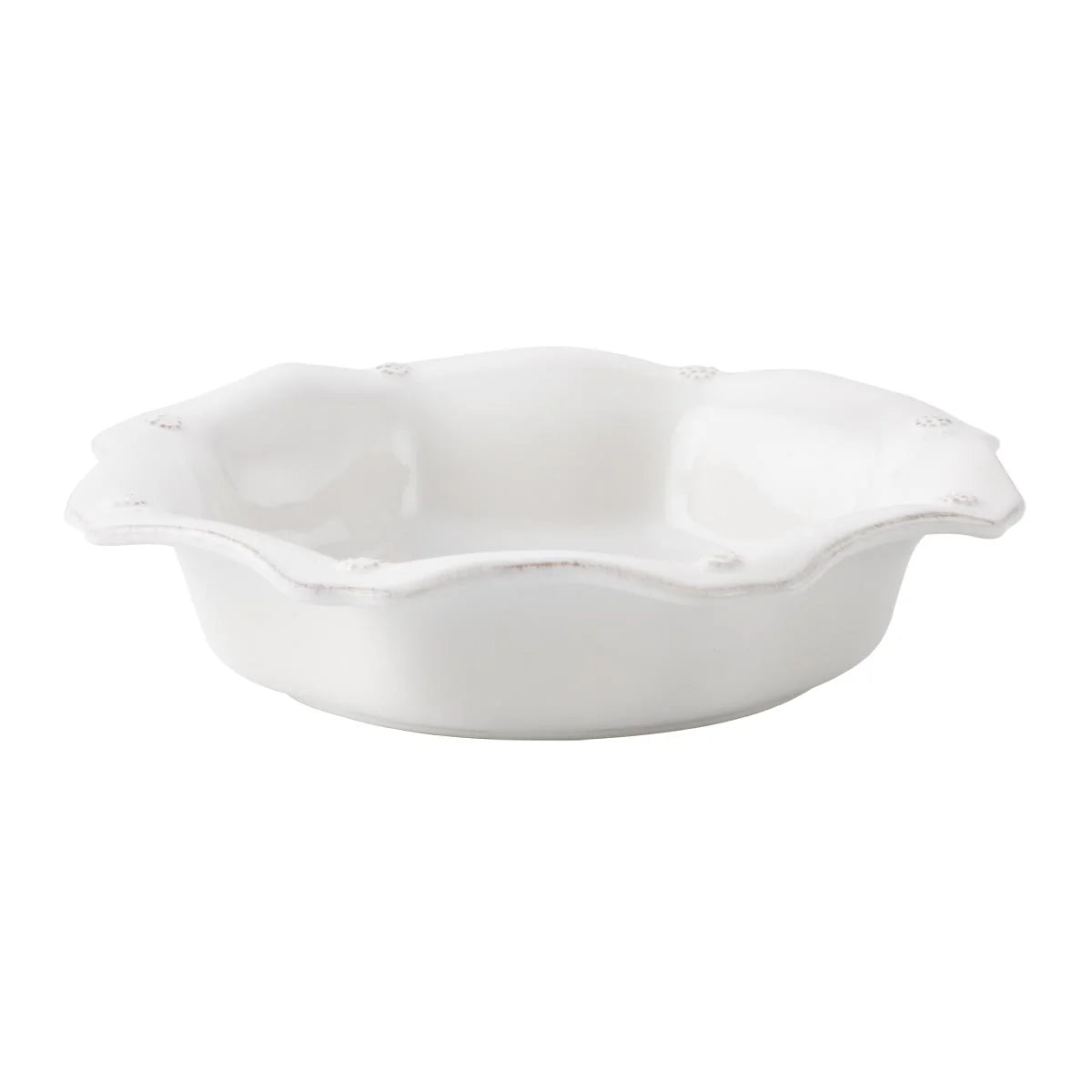 Berry & Threae Scalloped /Soup Bowl  Whitewash