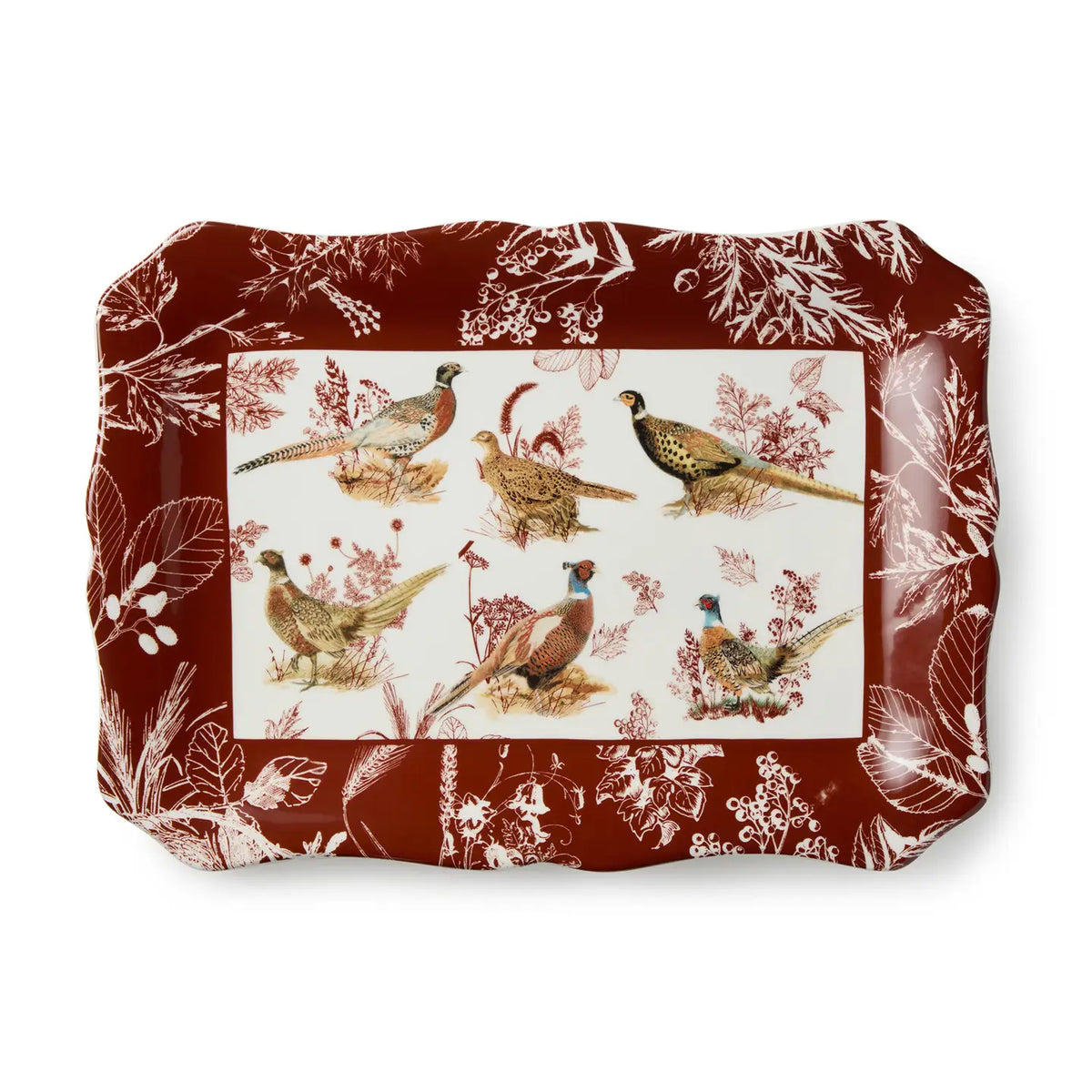 Pheasant Grove Rectagular Platter 14" X 10"