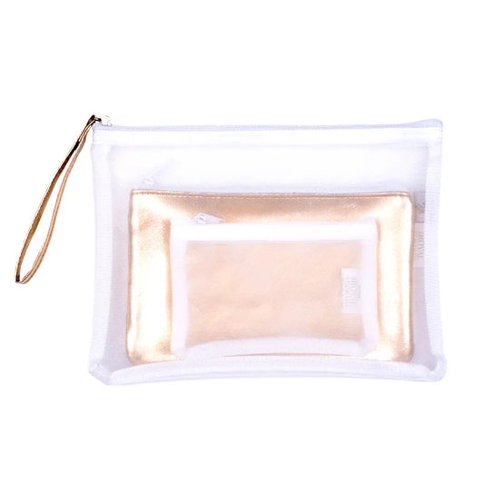 Emma Cosmetic Set  White/Gold