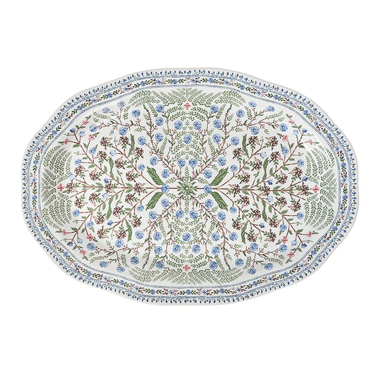 Villa Seville 17 inch Platter  Chambray