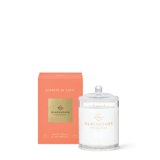 Glasshouse Fragrances Sunsets in Capri Candle