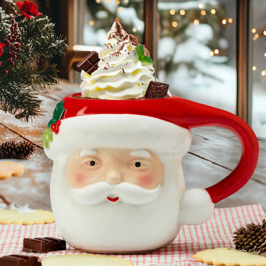 Christmas Santa 3-D Mug