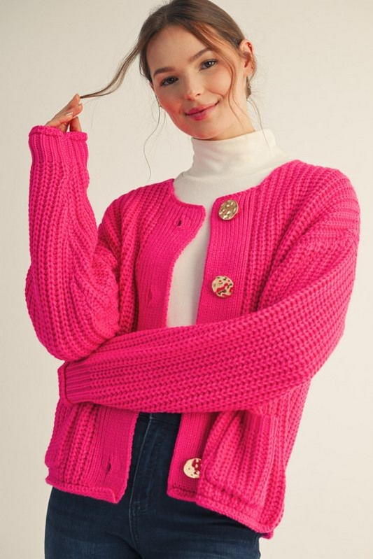Beautiful in Pink Cardigan