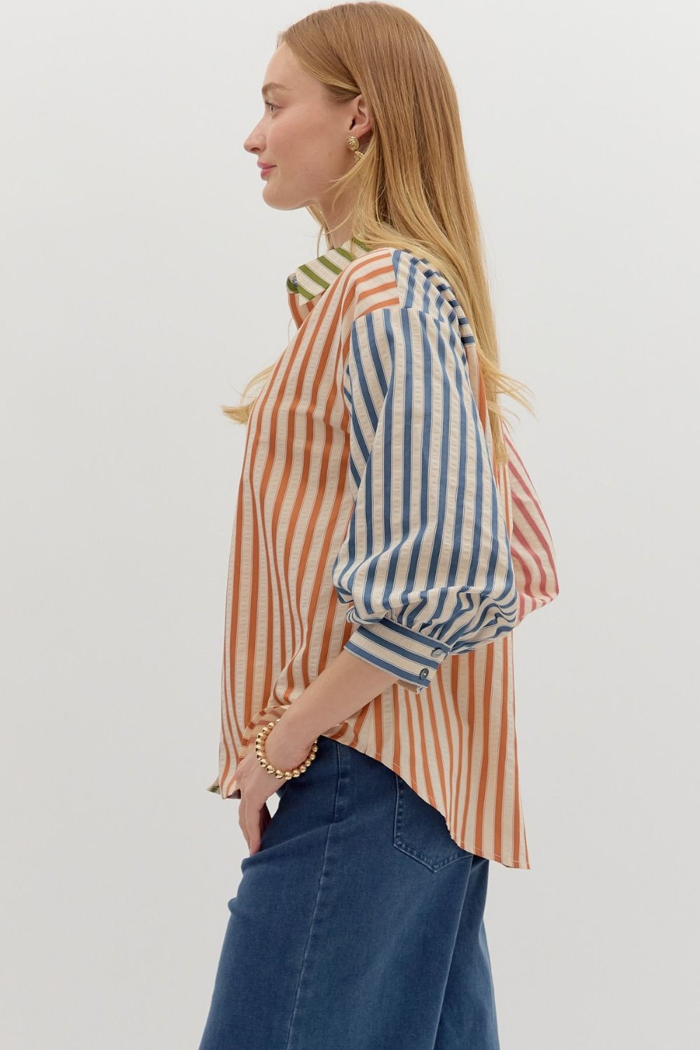 Royalty Stripe Blouse