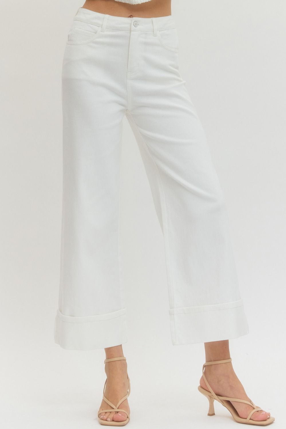 White Ankle Pants