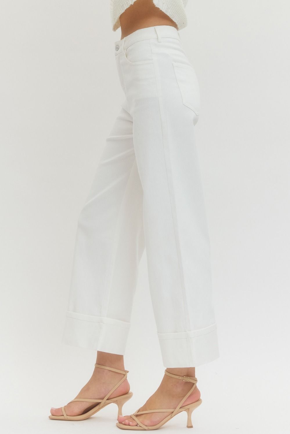 White Ankle Pants