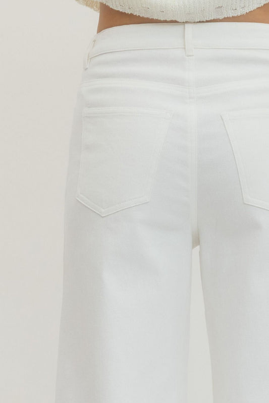 White Ankle Pants