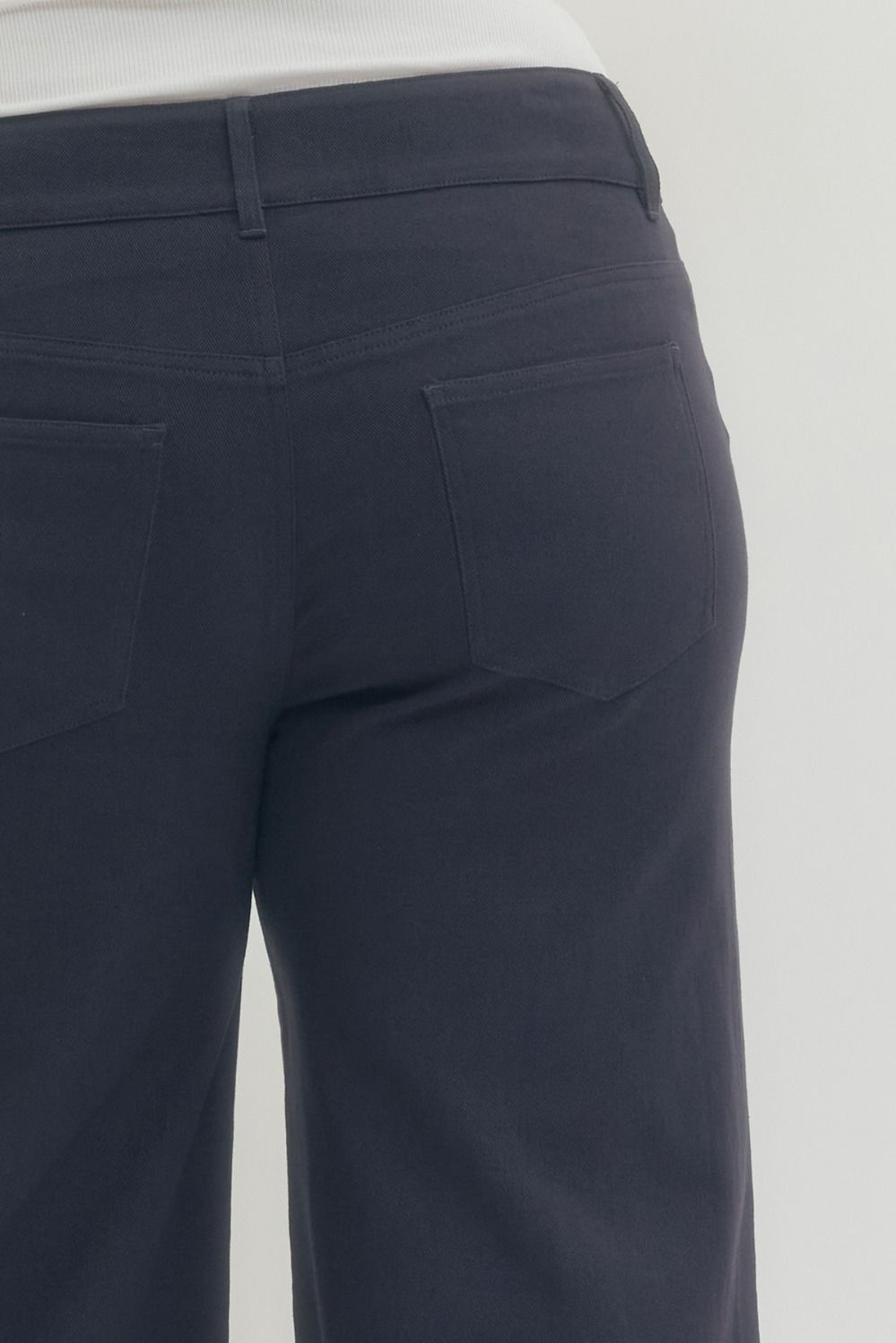 Navy Ankle Pants