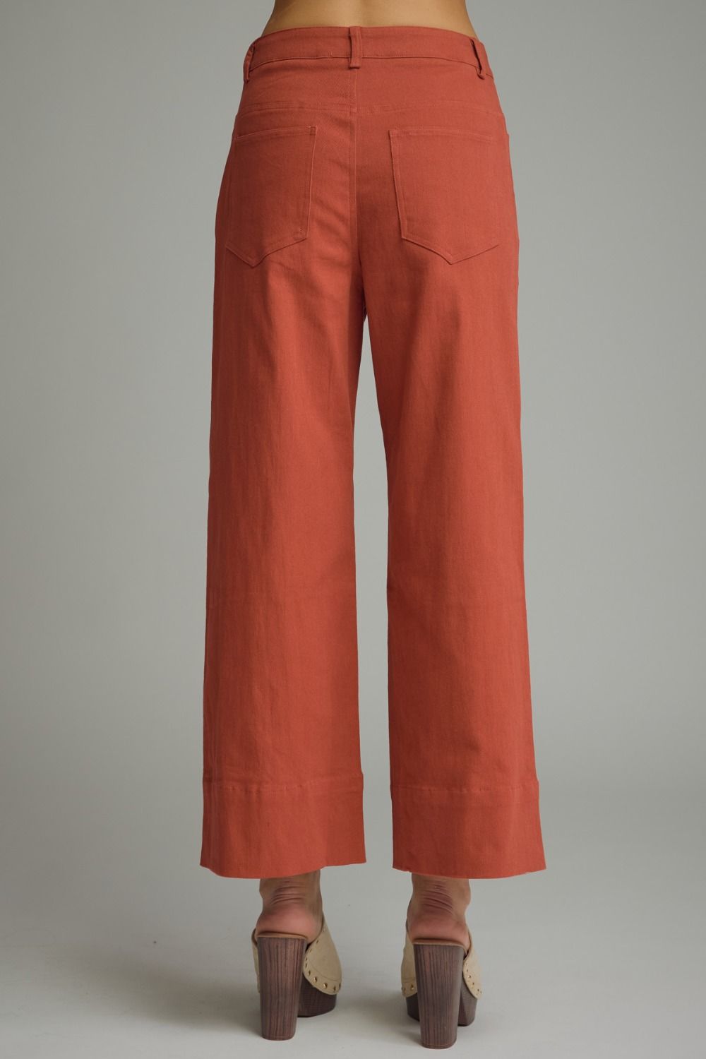 Wide Leg Rust  Pants