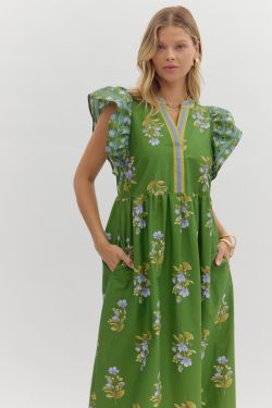 Floral Brint Bubble Top