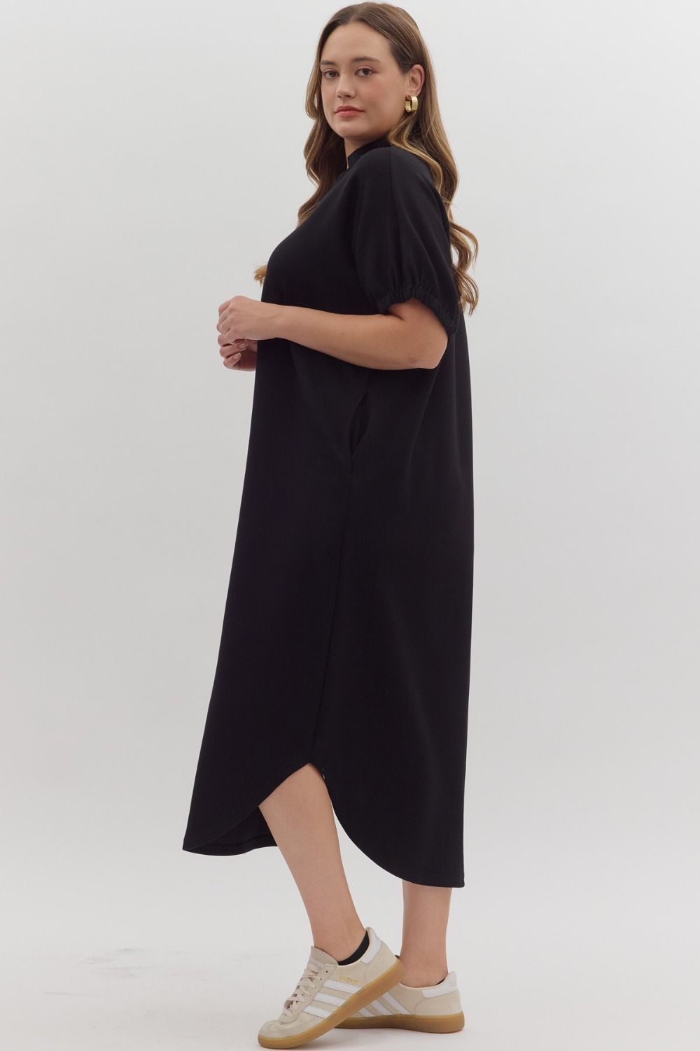 Midnight Beauty Midi Dress