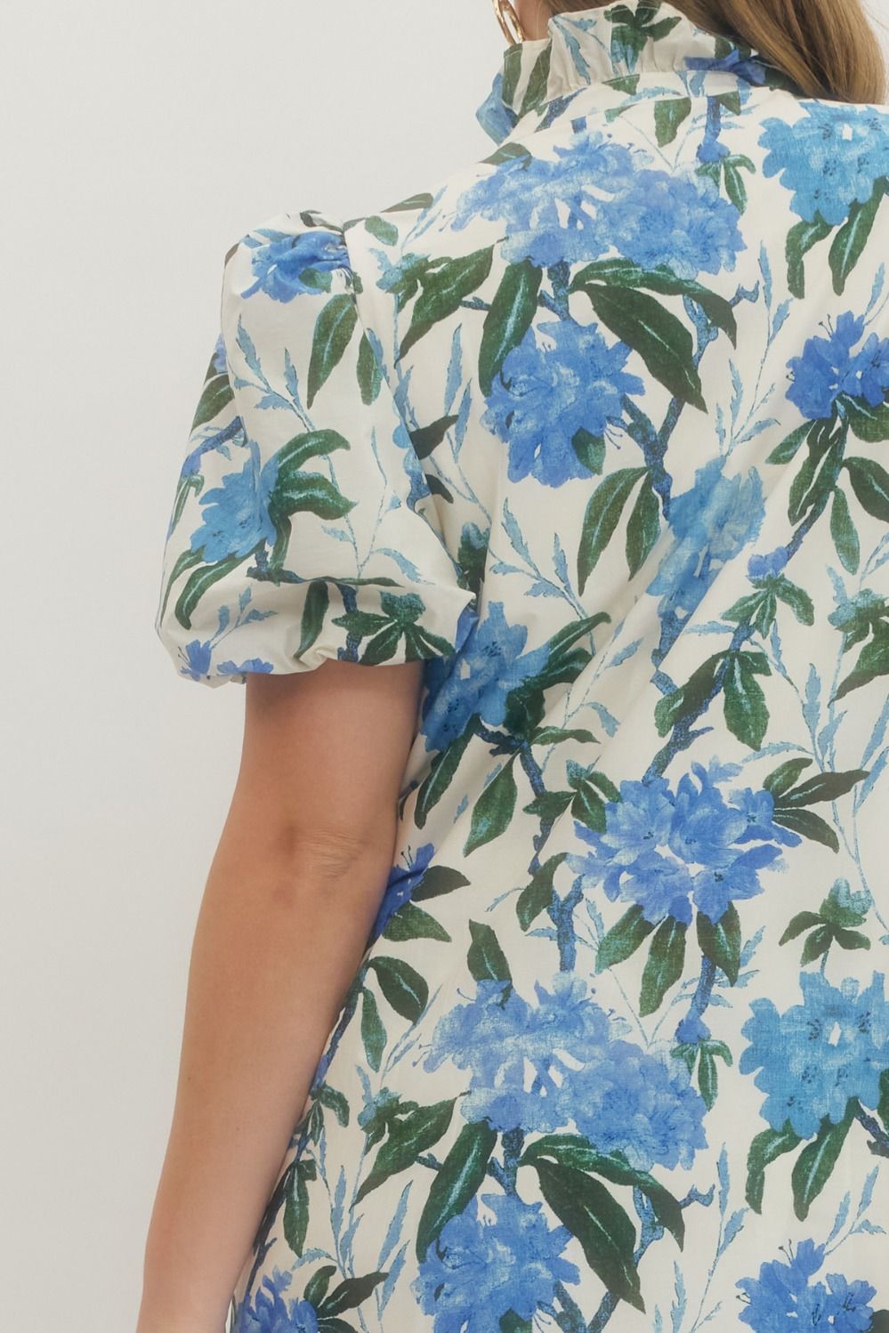 Ivory Royal Floral Dress