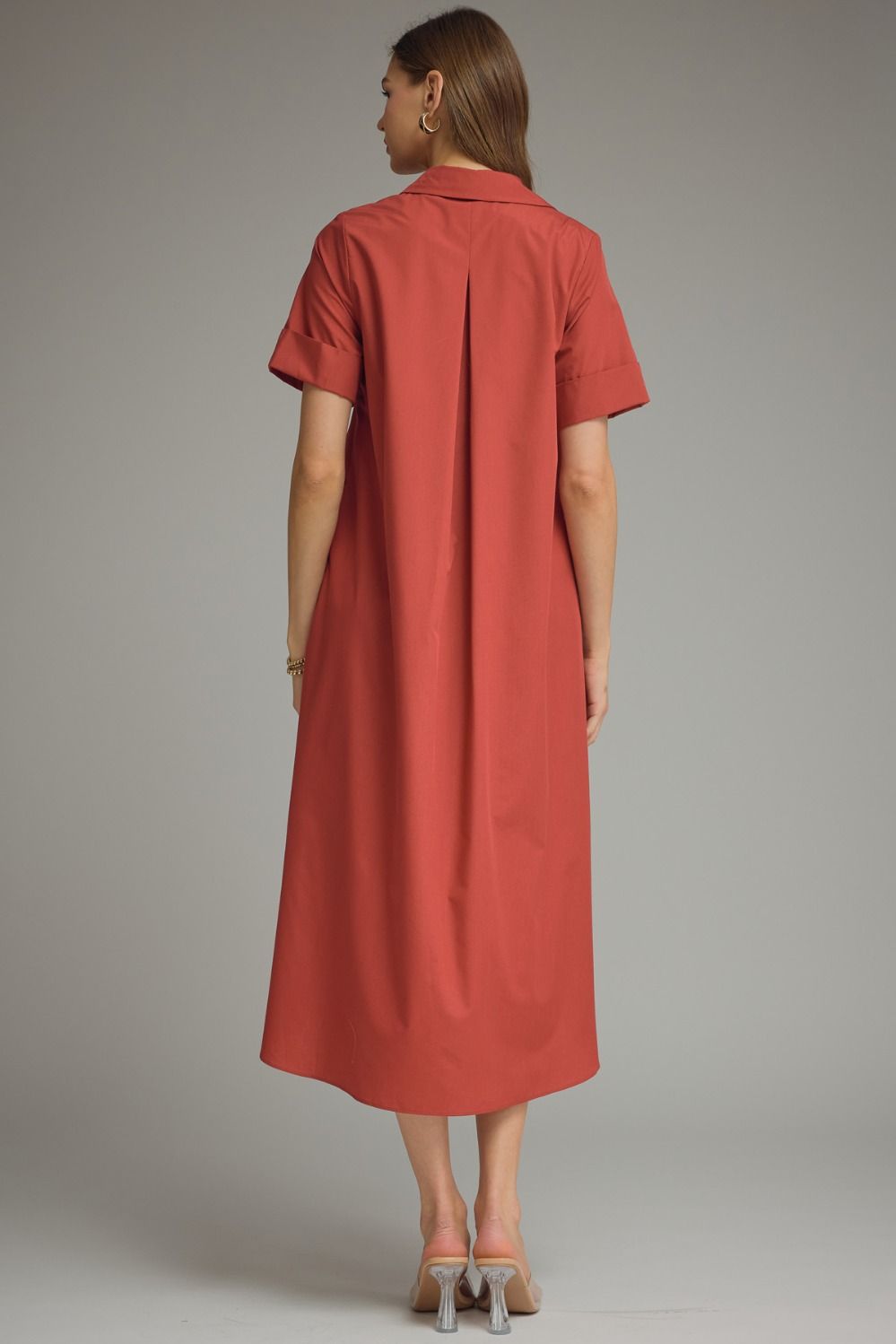 Autumn Clay Midi Dress