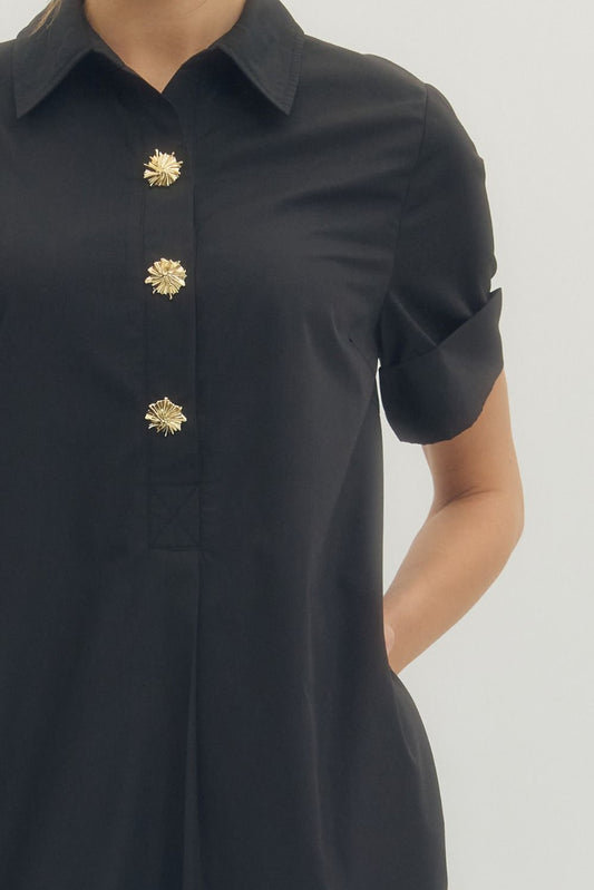 Black Midi Dress