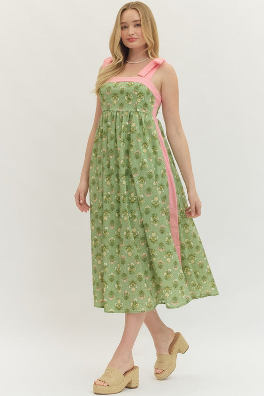 Botanical Beauty Midi Dress