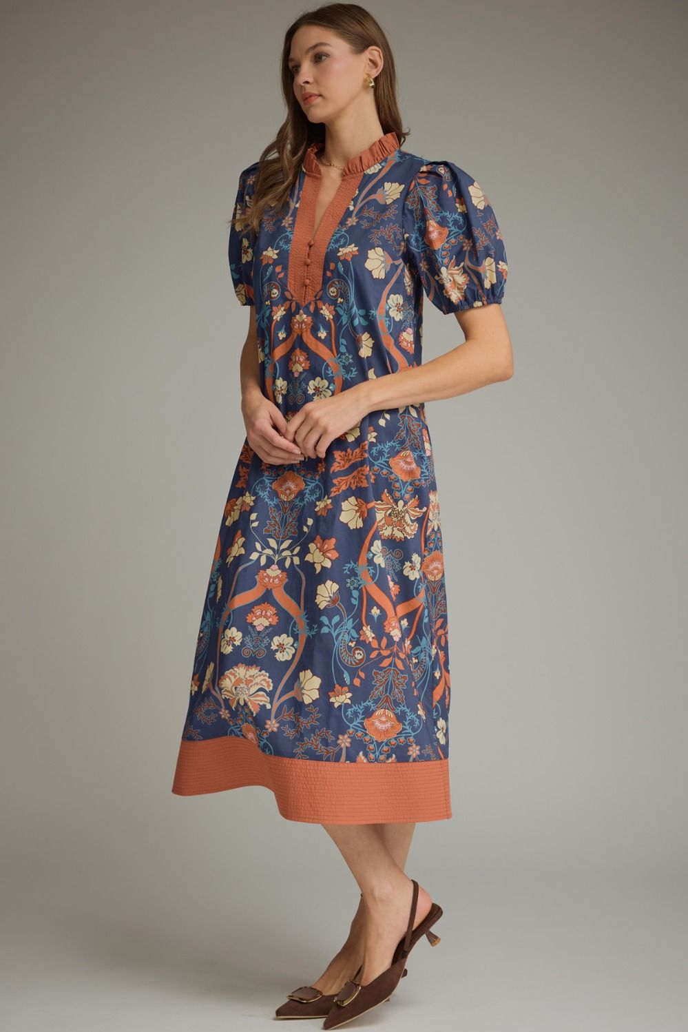 Fall Beauty Midi Dress