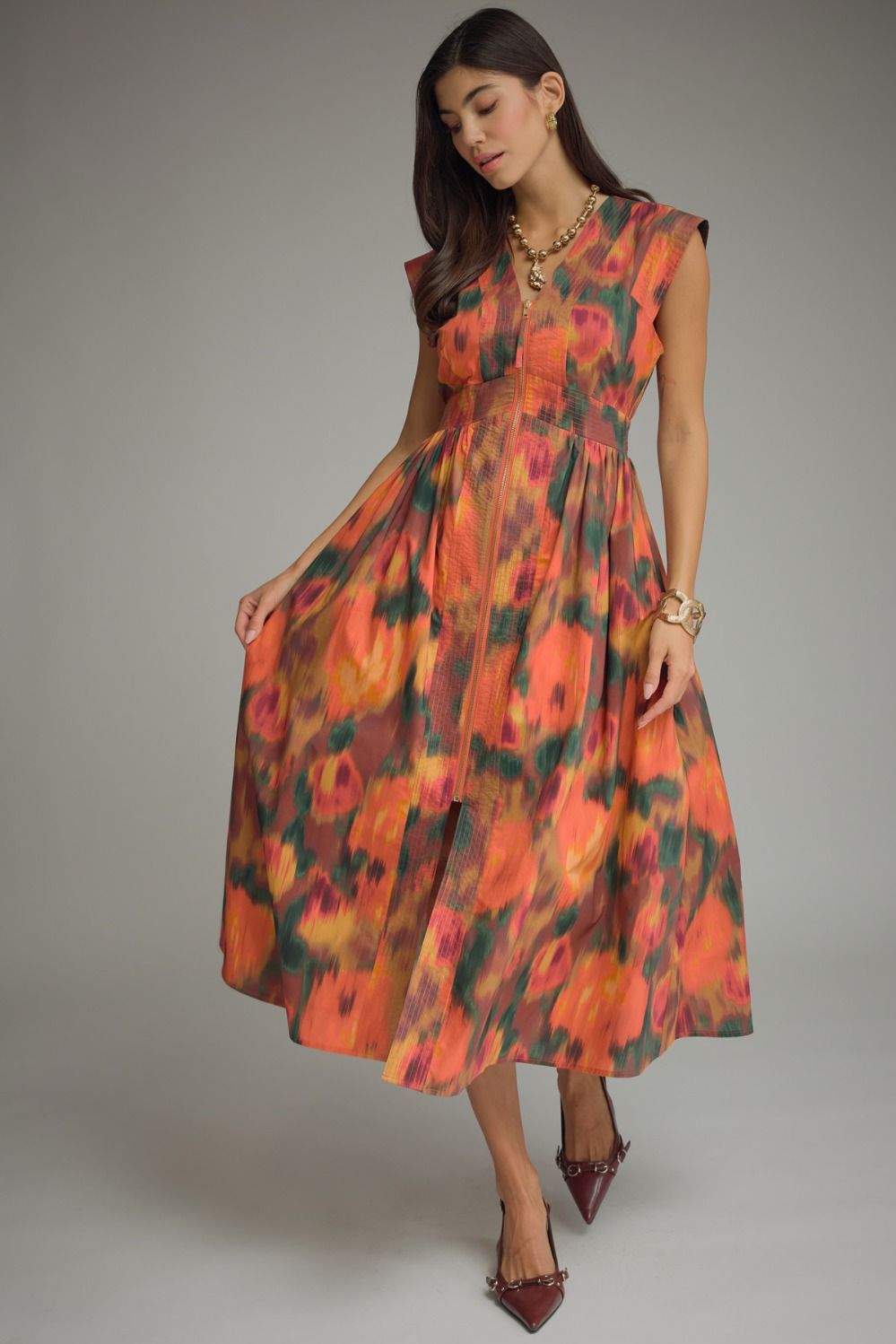 Artful Beauty Midi Dress