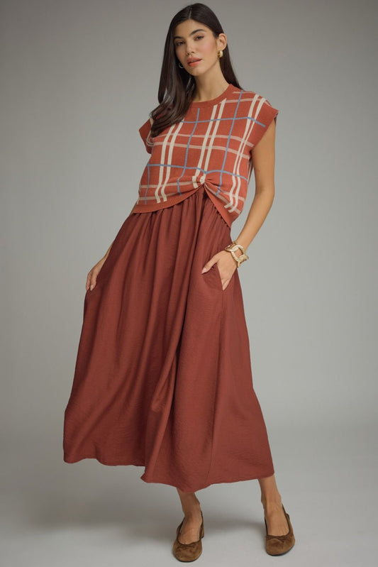 Harvest Harmony Midi Dress Set