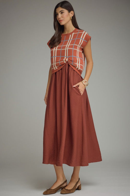 Harvest Harmony Midi Dress Set