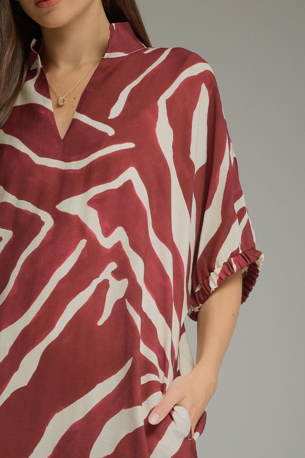 Lizzie Merlot Dress