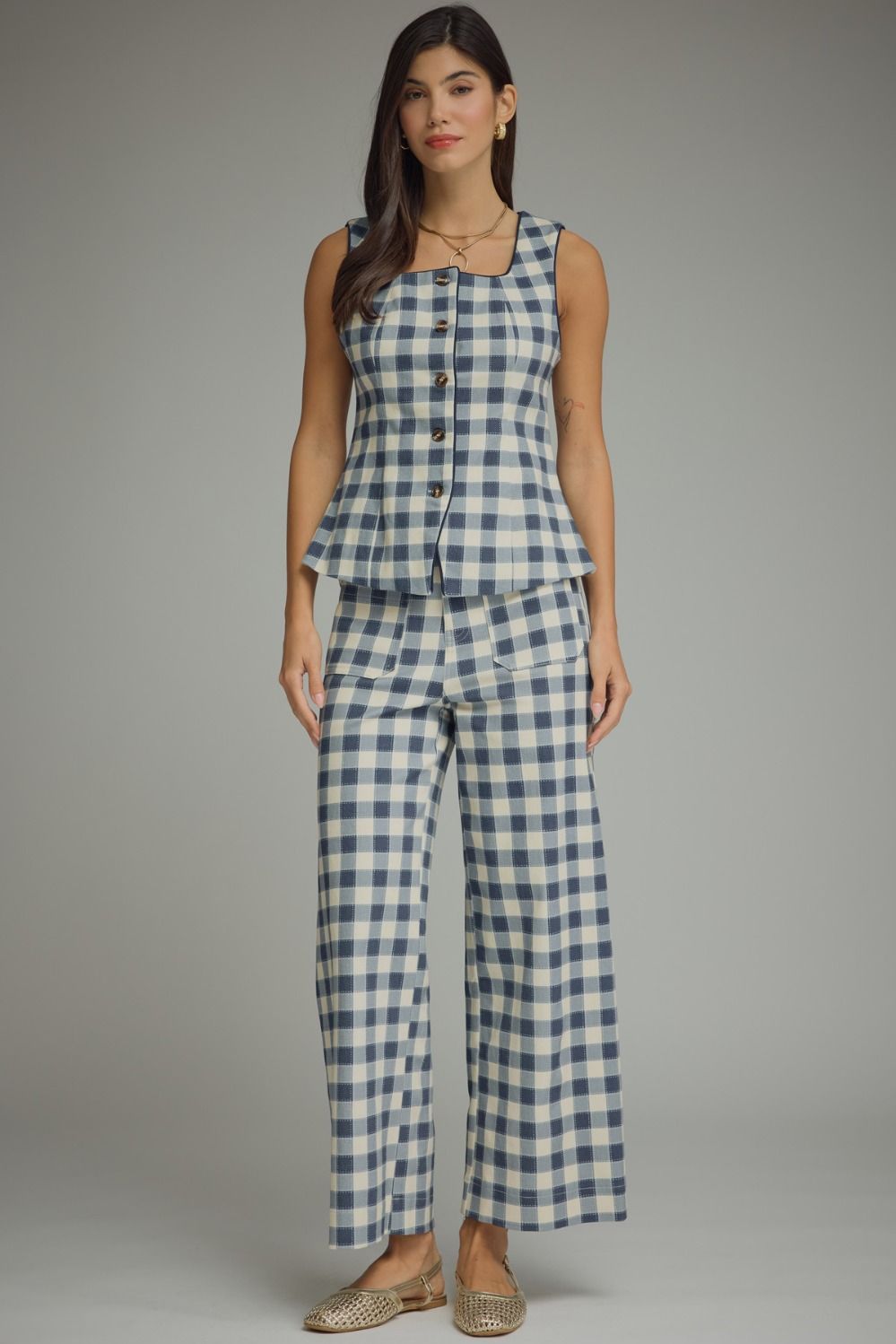 Bluebell Beauty Gingham Set