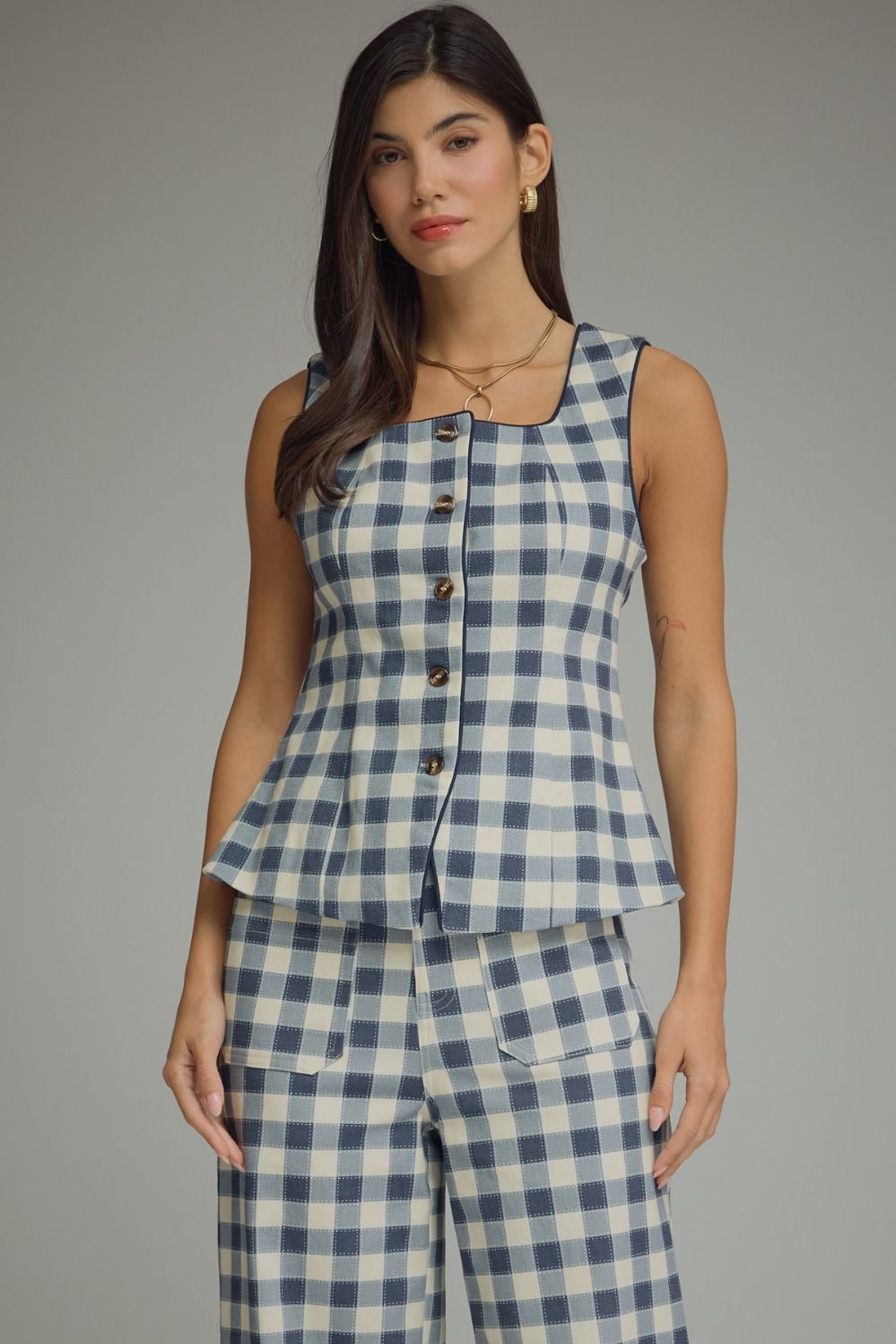 Bluebell Beauty Gingham Set