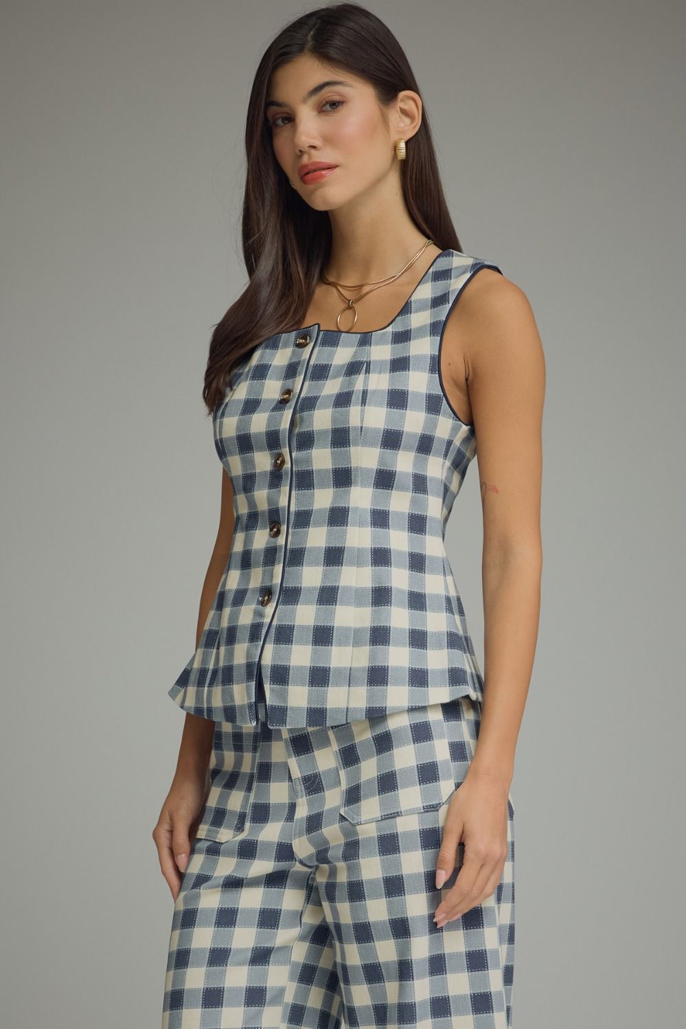 Bluebell Beauty Gingham Set