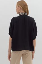Liliana Leopard Blouse