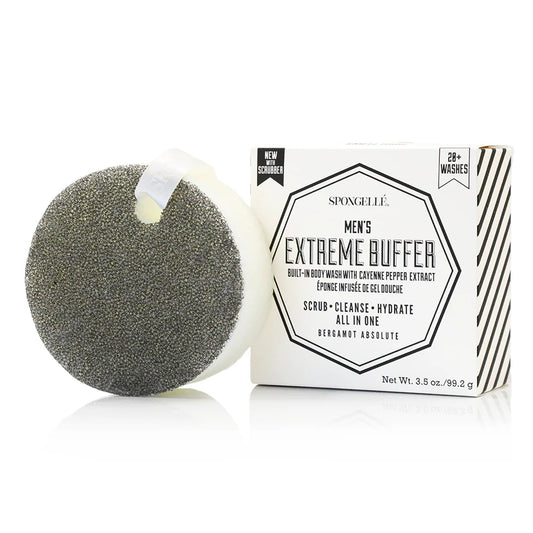 Spongelle Men's Extreme Buffer - Bergamot Absolute