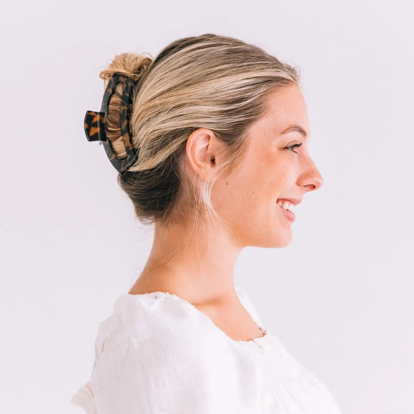 Open Hair Clip | Large | Tortoise
