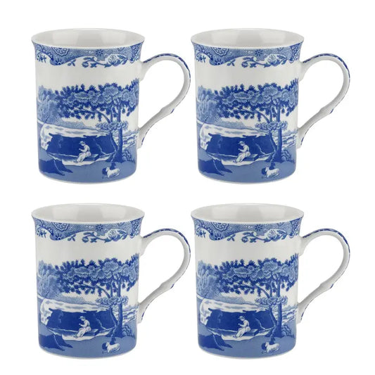 Blue Italian 12 oz mugs