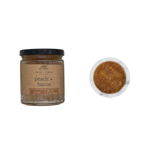 9 oz. Peach + Bacon Jam