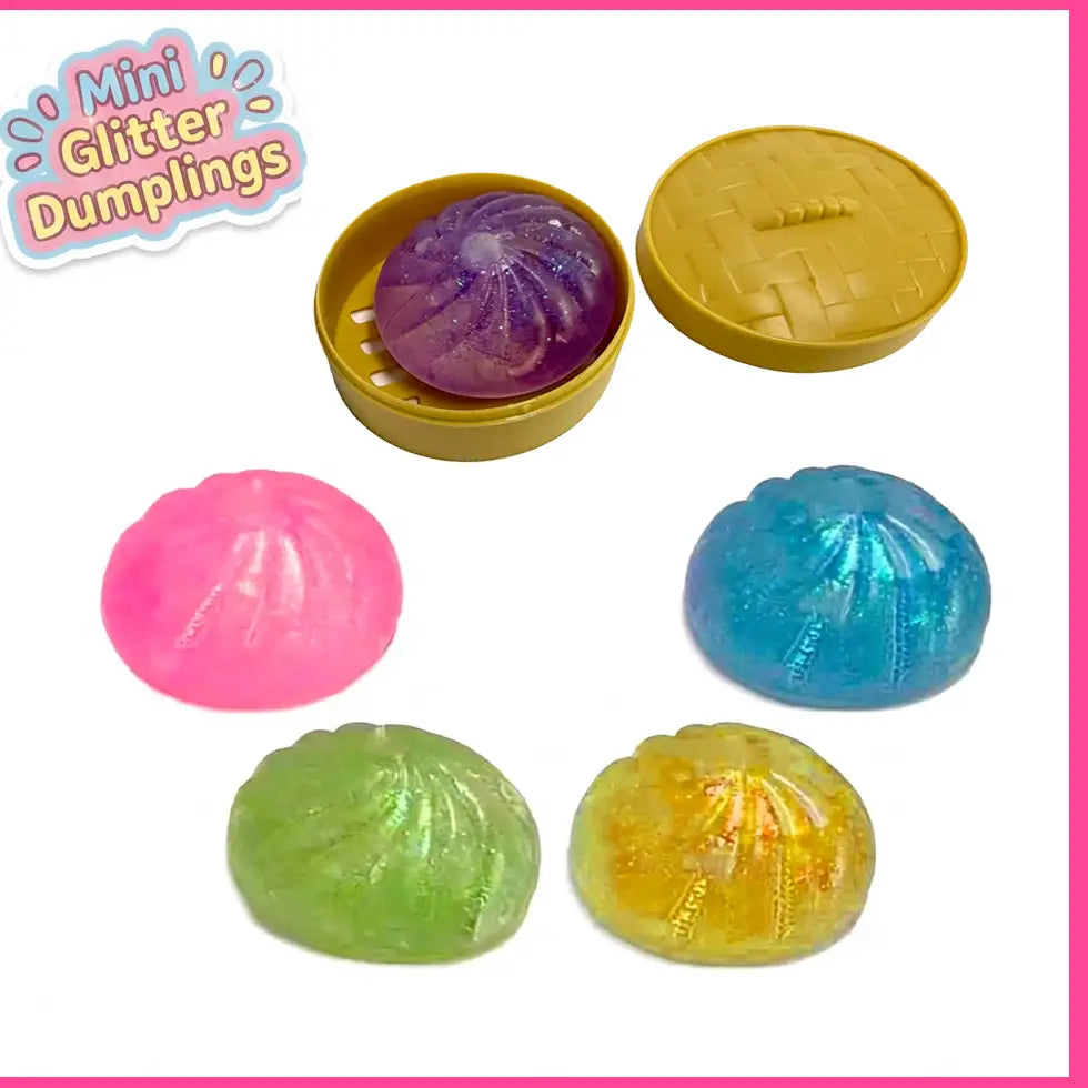Mini Glitter Squish Dumplings