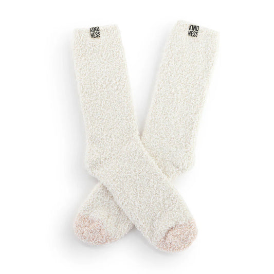 Socks - Kindness - Sand with Rose Clouds